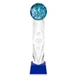 Addison Award on Toscana Base - Blue | https://www.bestnamebadges.com