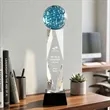 Addison Award on Toscana Base - Black | https://www.bestnamebadges.com