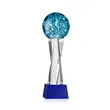 Addison Award on Grafton Base - Blue | https://www.bestnamebadges.com