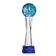 Addison Award on Grafton Base - Blue | https://www.bestnamebadges.com