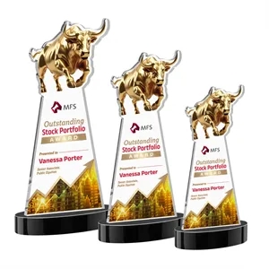 Raging Bull VividPrint™ Award on Alberton Base - Black