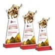 Raging Bull VividPrint™ Award - Red | https://www.bestnamebadges.com