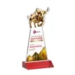 Raging Bull VividPrint™ Award - Red | https://www.bestnamebadges.com