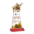 Raging Bull VividPrint™ Award - Red | https://www.bestnamebadges.com