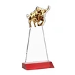 Raging Bull VividPrint™ Award - Red | https://www.bestnamebadges.com
