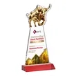 Raging Bull VividPrint™ Award - Red | https://www.bestnamebadges.com