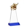 Raging Bull VividPrint™ Award - Blue | https://www.bestnamebadges.com