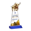 Raging Bull VividPrint™ Award - Blue | https://www.bestnamebadges.com