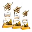 Raging Bull VividPrint™ Award - Amber | https://www.bestnamebadges.com