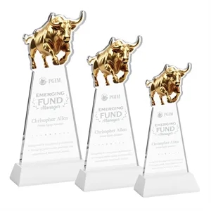 Raging Bull Award on Hartford Base - White