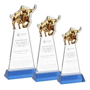 Raging Bull Award on Hartford Base - Sky Blue
