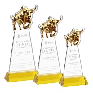 Raging Bull Award on Hartford Base - Gold