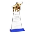Raging Bull Award - Blue | https://www.bestnamebadges.com