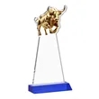 Raging Bull Award - Blue | https://www.bestnamebadges.com