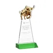 Raging Bull Award - Green | https://www.bestnamebadges.com