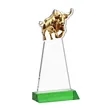 Raging Bull Award - Green | https://www.bestnamebadges.com