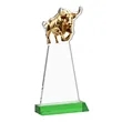 Raging Bull Award - Green | https://www.bestnamebadges.com