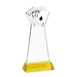 Poker VividPrint™ Award on Hartford Base - Gold | https://www.bestnamebadges.com