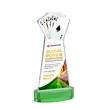 Poker VividPrint™ Award on Alberton Base - Green | https://www.bestnamebadges.com