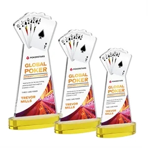 Poker VividPrint™ Award on Alberton Base - Gold
