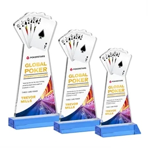 Poker VividPrint™ Award - Sky Blue