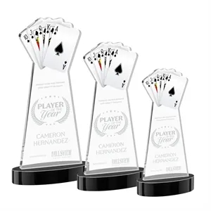 Poker Award on Alberton Base - Black