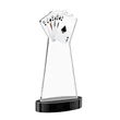 Poker Award on Alberton Base - Black | https://www.bestnamebadges.com