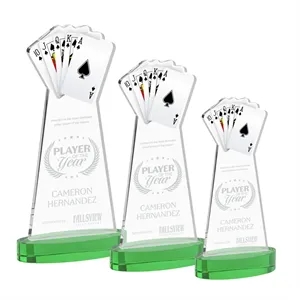 Poker Award on Alberton Base - Green