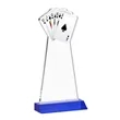 Poker Award - Blue | https://www.bestnamebadges.com