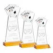 Poker Award - Amber | https://www.bestnamebadges.com