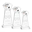Poker Award - Clear | https://www.bestnamebadges.com