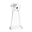 Poker Award - Clear | https://www.bestnamebadges.com