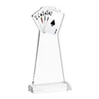 Poker Award - Clear | https://www.bestnamebadges.com