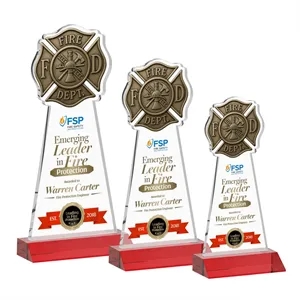 Fire Dept VividPrint™ Award - Red
