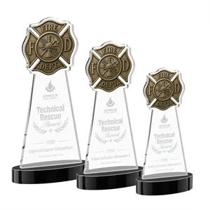 Fire Dept Award on Alberton Base - Black