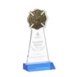 Fire Dept Award - Sky Blue | https://www.bestnamebadges.com