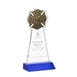 Fire Dept Award - Blue | https://www.bestnamebadges.com