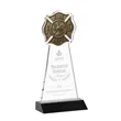 Fire Dept Award - Black | https://www.bestnamebadges.com