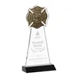 Fire Dept Award - Black | https://www.bestnamebadges.com