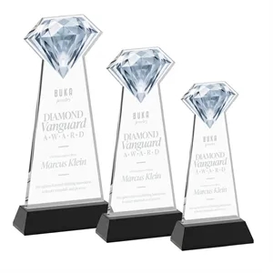 Gemstone Award on Hartford Base - Black