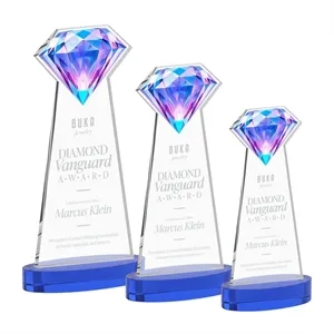 Gemstone Award on Alberton Base - Blue