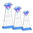 Gemstone Award - Sky Blue | https://www.bestnamebadges.com