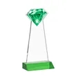 Gemstone Award - Green | https://www.bestnamebadges.com