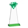 Gemstone Award - Green | https://www.bestnamebadges.com