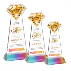 Gemstone VividPrint™ Award on Hartford Base - Prismatic