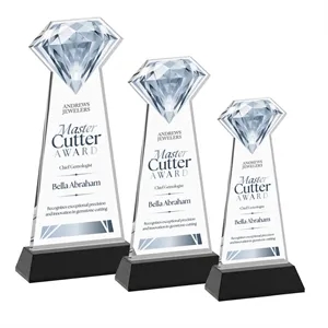 Gemstone VividPrint™ Award on Hartford Base - Black