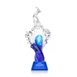 Breaker Award on Sheffield Base - Blue | https://www.bestnamebadges.com