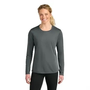 A4 Women's Cooling Performance Long Sleeve Tee | https://www.bestnamebadges.com