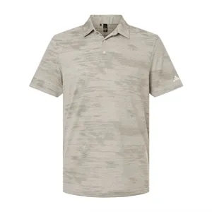 Adidas Men's Ultimate365 Textured Stripe Polo - A2005 | https://www.bestnamebadges.com