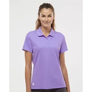 Adidas Women's Performance Pique Polo - A431 | https://www.bestnamebadges.com